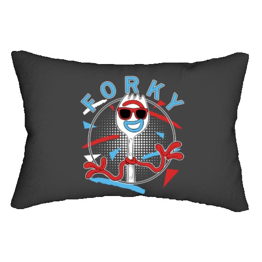 Disney Forky 90's Portrait Lumbar Pillows, Disney Toy Story Portrait Lumbar Pillows, Birthday Party Music Lumbar Pillows