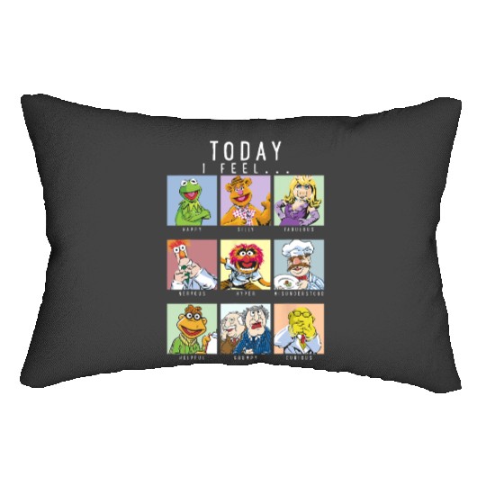 Disney The Muppets Today I Feel Box Up Character Portraits Lumbar Pillows