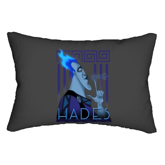 Disney Hercules Hades Geometric Portrait Graphic Lumbar Pillows