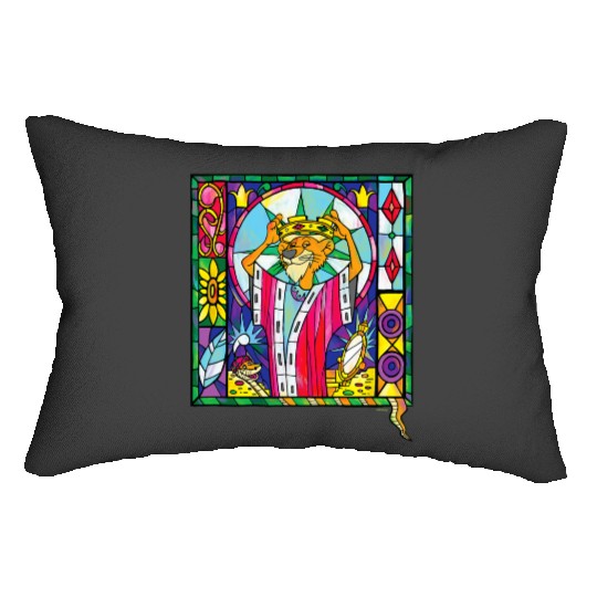 Disney Villains Prince John Robin Hood Stained Glass Window Lumbar Pillows