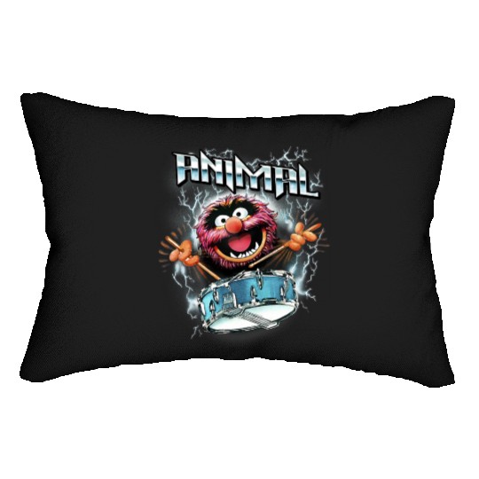 Disney The Muppets Animal Electrifying Epic Drumroll Poster Lumbar Pillows