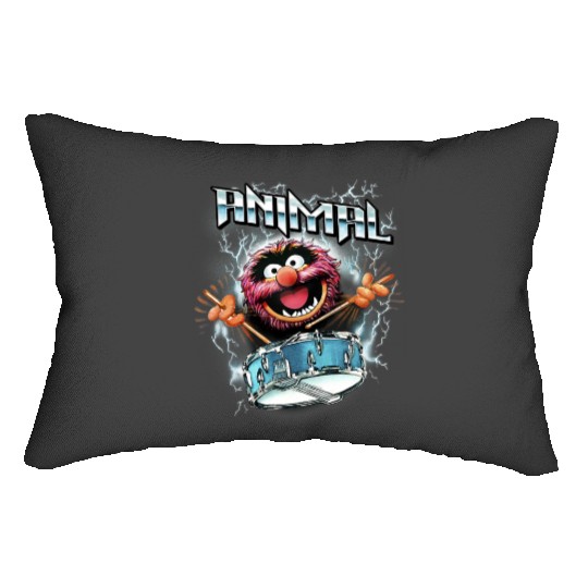 Disney The Muppets Animal Electrifying Epic Drumroll Poster Lumbar Pillows