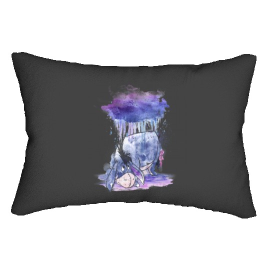 Disney Winnie The Pooh Eeyore Watercolor Rain Cloud Lumbar Pillows