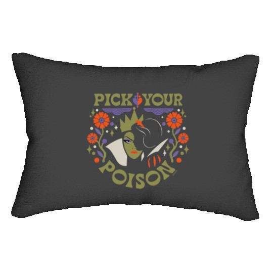 Disney Princess Snow White and Evil Queen Pick Your Poison Lumbar Pillows