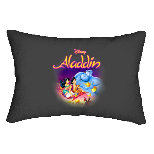 Disney Aladdin Faded Classic Movie Poster Lumbar Pillows