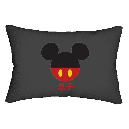 Disney Mickey Mouse Red Shorts Icon Son Family Japanese Lumbar Pillows