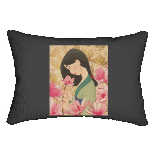 Disney Mulan Floral Lumbar Pillows