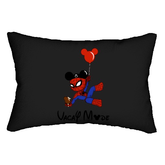 Spiderman Vacay Mode Lumbar Pillows, Disney Spiderman Lumbar Pillows