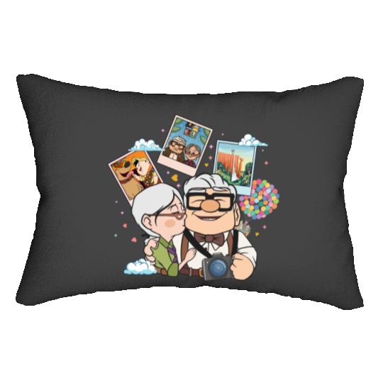 Adventure is Out There Disney Pixar Up Lumbar Pillows, Vintage Carl And Ellie Up House