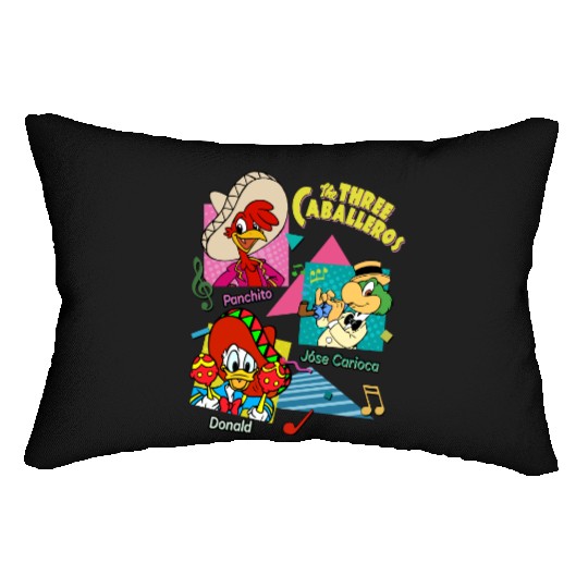 Disney The Three Caballeros Mexico Lumbar Pillows, Three Caballeros Lumbar Pillows