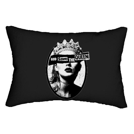 God Save The Queen Lumbar Pillows, Eras Tour Lumbar Pillows