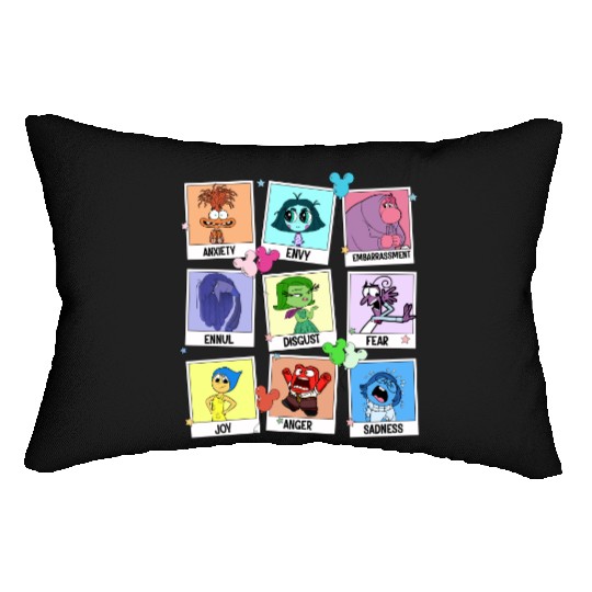 Disney Pixar Inside Out Characters Lumbar Pillows, Disneyland Inside Out 2