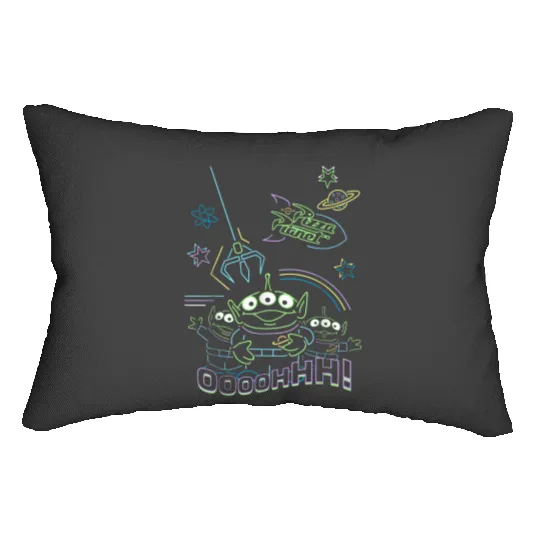 Disney Pixar Alien Pizza Planet Lumbar Pillows, Disney Toy Story Pizza Planet Lumbar Pillows, Disney Pizza Planet Lumbar Pillows, Alien Pizza Planet, HarryHudsonShop