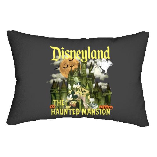 Vintage Disneyland Haunted Mansion Lumbar Pillows, Disney Halloween Lumbar Pillows