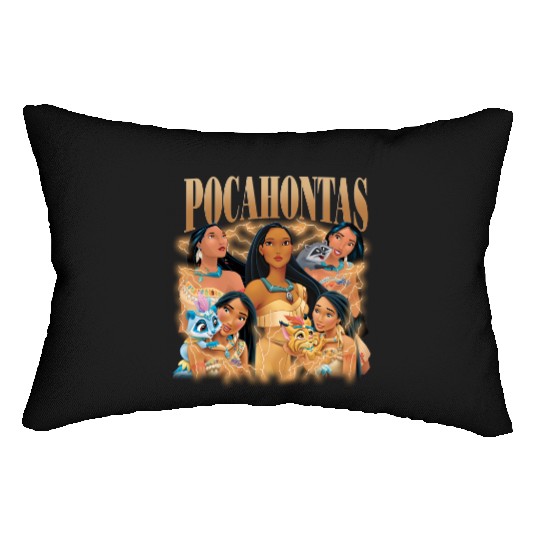 Pocahontas Bootleg Lumbar Pillows, Retro Disney Princess Lumbar Pillows