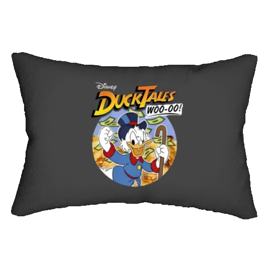 Vintage Disney Ducktales Group Panels Retro Ducktales Lumbar Pillows