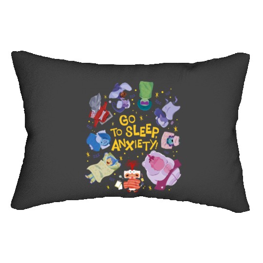 Disney Inside Out 2 Go to Sleep Anxiety Lumbar Pillows, The Emotional Adventure