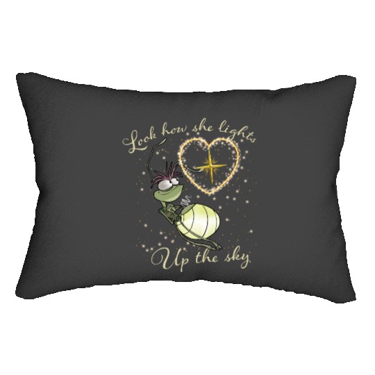 Look How She Lights Up The Sky Princess and Frog Lumbar Pillows, Disney Tiana Lumbar Pillows