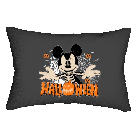 Vintage Disneyland Halloween Lumbar Pillows, Vintage Disney Halloween, Vintage Disney Castle Halloween, Disney Halloween Family Lumbar Pillows, Disney Trip