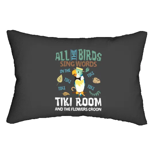 Tiki Room Lumbar Pillows, Enchanted Tiki Room Lumbar Pillows, Disneyland