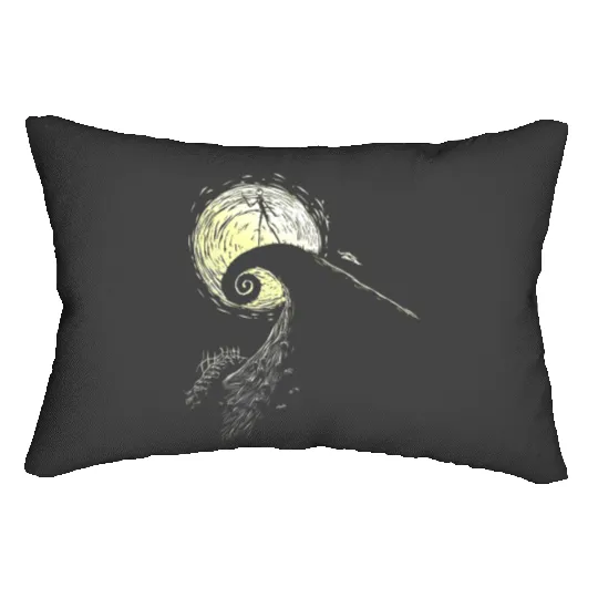 Jàck skèllington, Jàck skèllington halloweeen, Jàck skèllington merch , Jàck skèllington disnèy, Jàck skèllington logo Lumbar Pillows