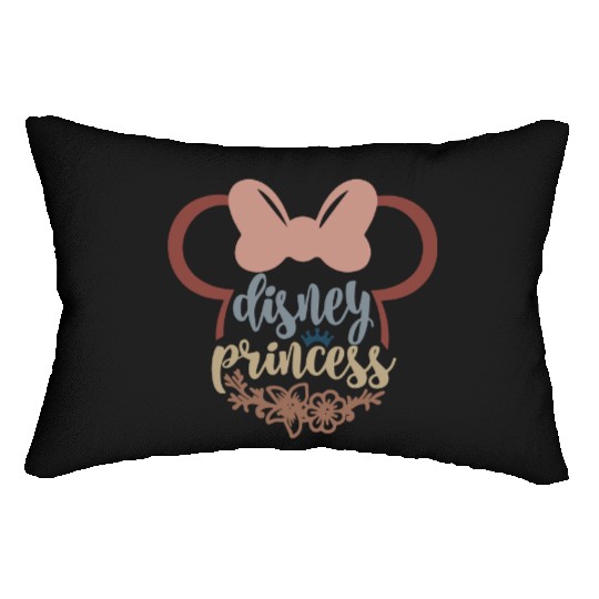 Princess Disney Floral Lumbar Pillows, Disney Princess