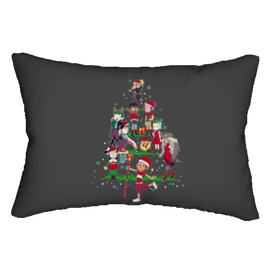 The Owl House Christmas Tree Disney Holiday Disneyland Lumbar Pillows