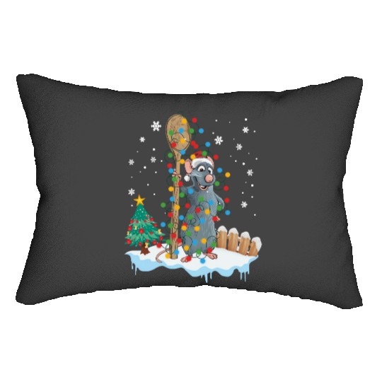Disney Ratatouille Remy Christmas Light Lumbar Pillows, Vacation Family Holidays Gift