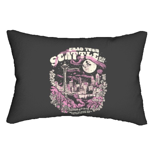 Discover Taylor Aesthetic Lumbar Pillows, Taylor The Eras Tour 2023 Seattle Lumbar Pillows