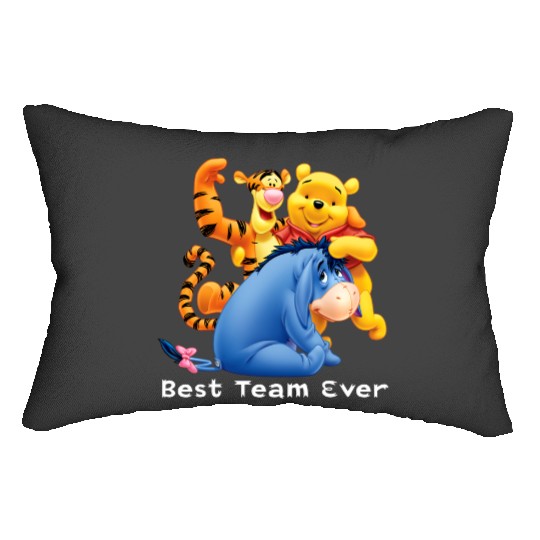 Disney Best Team Ever Lumbar Pillows, Disneyworld Eeyore Winnie The Pooh Tiger Lumbar Pillows, Animal Kingdom Lumbar Pillows