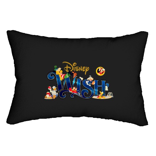 Disney Wish Cruise Lumbar Pillows, Cruise Lumbar Pillows , Disney cruise Lumbar Pillows, Cruise family Lumbar Pillows