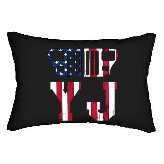 YJ Jeep, the square one Lumbar Pillows