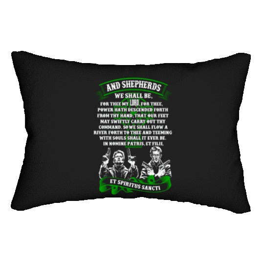 The Boondock Saints - And Shepherds we shall be Lumbar Pillows