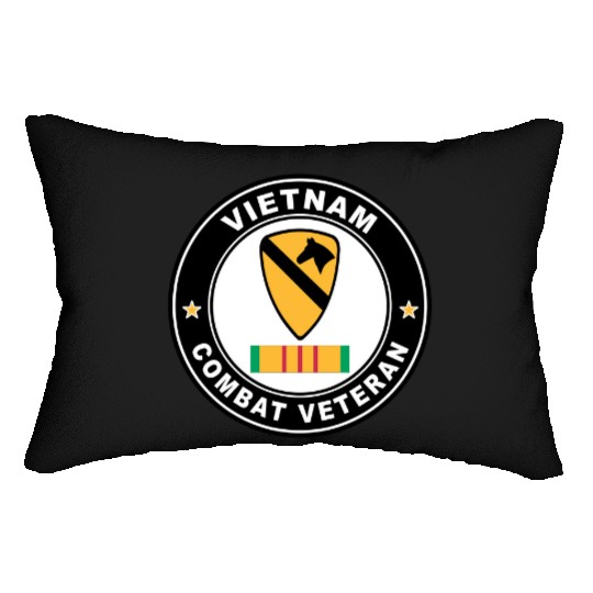 1st Cavalry Division Vietnam Combat Veteran Lumbar Pillows