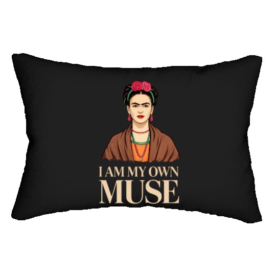 Frida Kahlo Inspirational Women' Day Design Lumbar Pillows