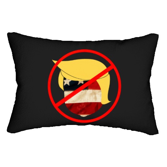 anti trump - dump trump 2020 Lumbar Pillows