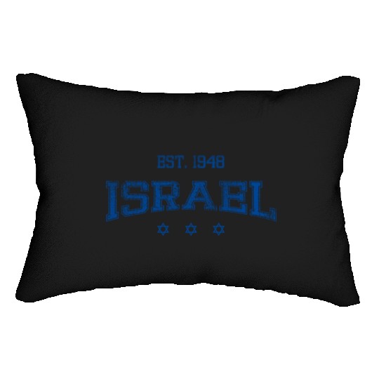 Israel-blue Lumbar Pillows