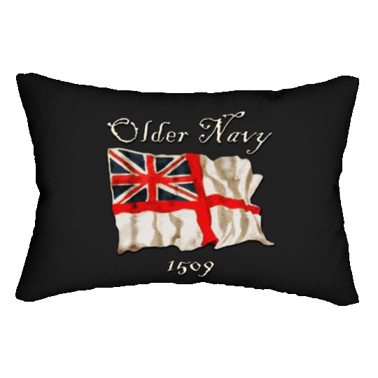 Older Navy Lumbar Pillows