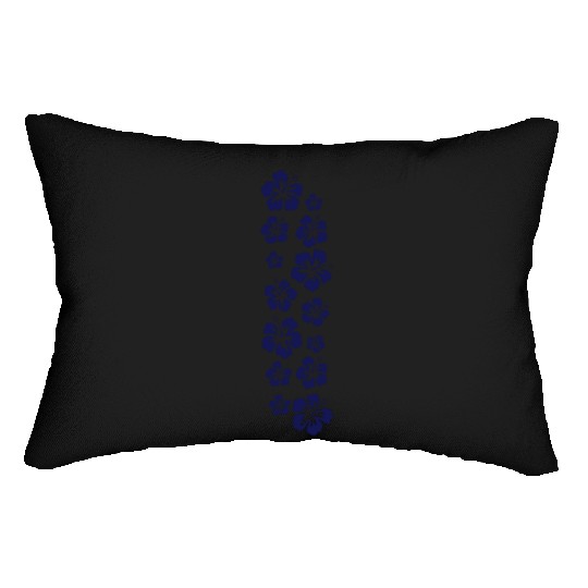 Hibiscus Flowers Lumbar Pillows