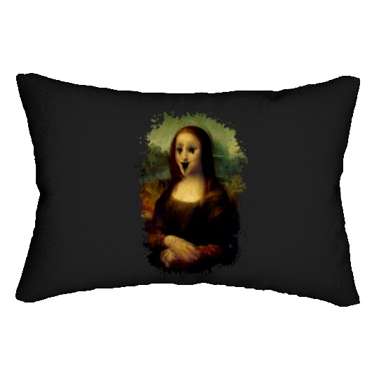 Haunted Mona Lisa Lumbar Pillows