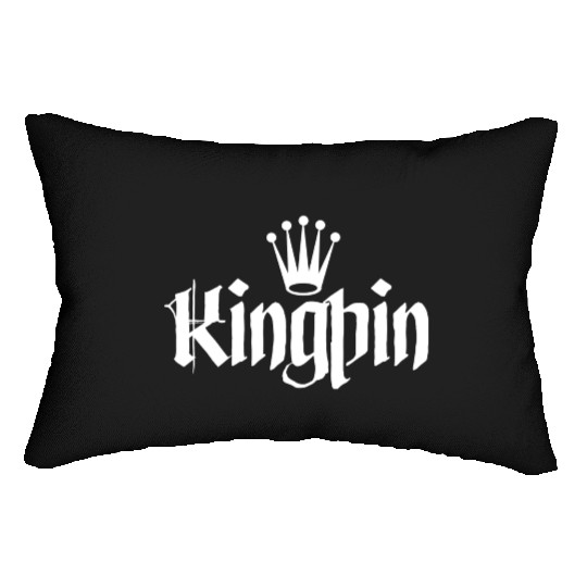 Kingpin - White Lumbar Pillows