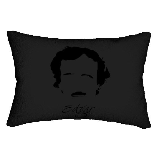 Edgar Allan Poe Silhouette & Hirsute Lumbar Pillows