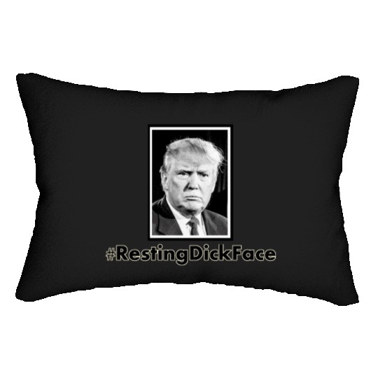 Trump: Resting Dick Face Lumbar Pillows
