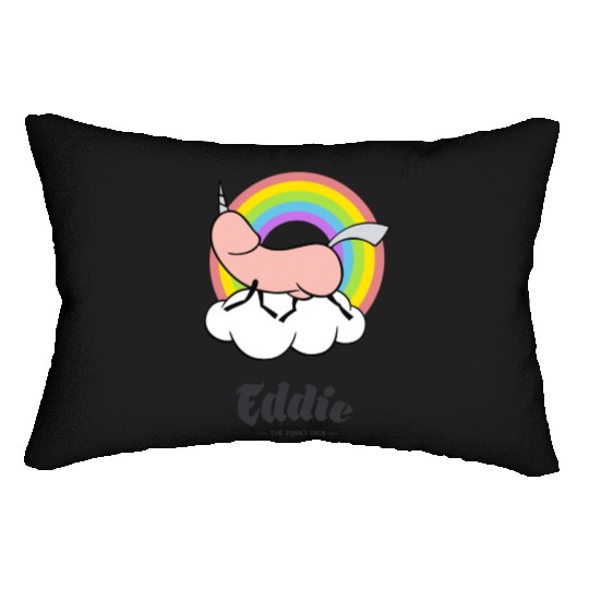 Eddie Funky Unicorn Dick Lumbar Pillows