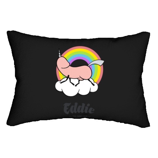 Eddie Funky Unicorn Dick Lumbar Pillows