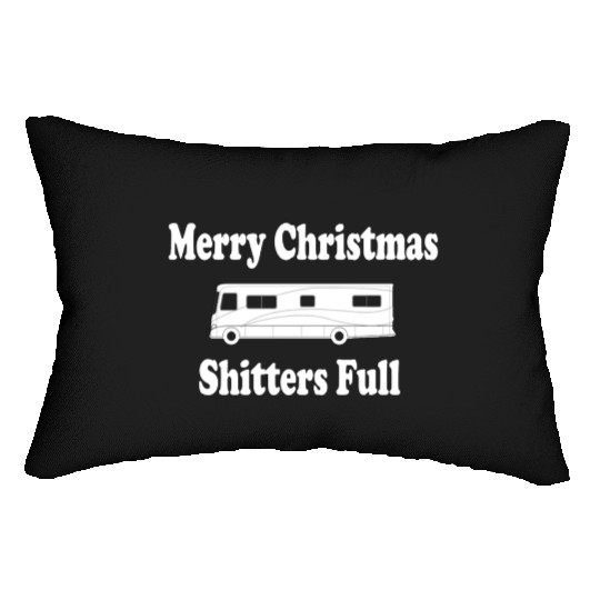 Christmas Vacation - Merry Christmas Shitters Full Lumbar Pillows