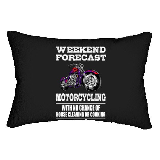 Weekend Forecast Motorcycling Motorcycle Lumbar Pillows