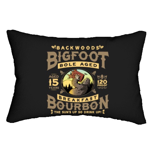 Backwoods Bigfoot Bole-Aged Breakfast Bourbon Lumbar Pillows