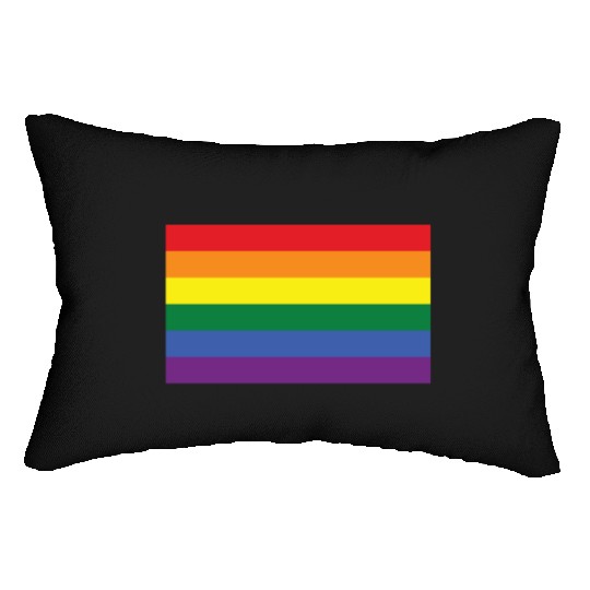 LGBT Gay Pride Rainbow Flag Lumbar Pillows