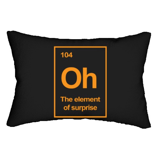 Oh, The Element of Surprise Lumbar Pillows